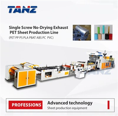 Macchina per estrusione di fogli per animali domestici a vite singola